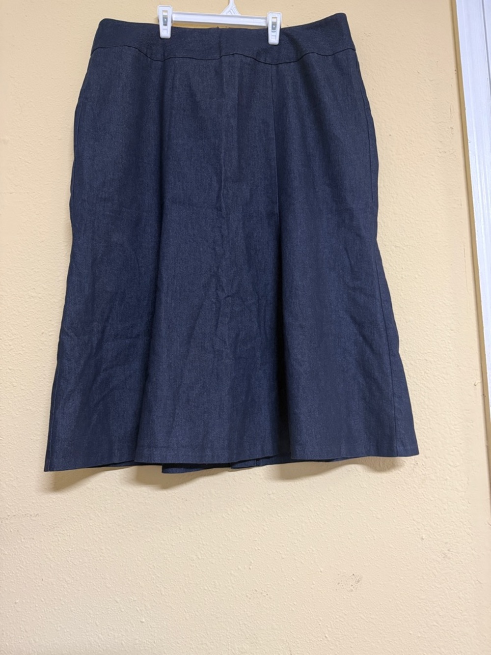 Cato Dark Blue A-Line Denim Skirt
